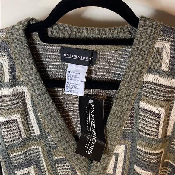 Men’s Button Down Front Sweater size XL - Picture 2 of 12